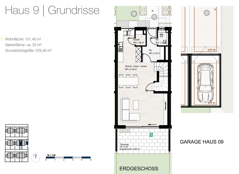 Reihenmittelhaus zum Kauf - Erstbezug provisionsfrei 825.500 € 4,5 Zimmer 151,5 m² 229,5 m² Grundstück Germanenstr. 17a Foret Langweid am Lech 86462