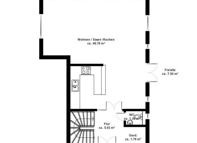 Doppelhaushälfte zum Kauf - Erstbezug 5 Zimmer 186 m² 460 m² Grundstück Wenningstedt 25996