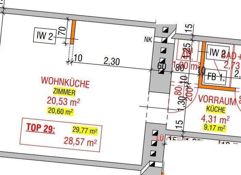 Studio zum Kauf 158.900 € 1 Zimmer 30 m² 4. Geschoss Wien 1120