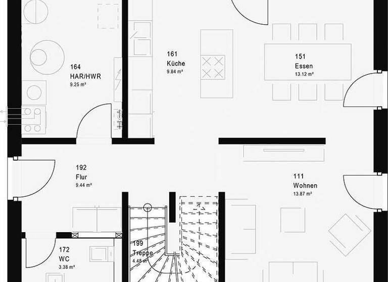 Einfamilienhaus zum Kauf - Erstbezug provisionsfrei 245.659 € 5 Zimmer 126 m² 550 m² Grundstück Wolkenstein 09429