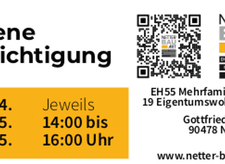 Wohnung zum Kauf provisionsfrei 418.900 € 2 Zimmer 64,9 m²<br/>Wohnfläche EG<br/>Geschoss Gottfriedstraße 6 St Peter Nürnberg 90478