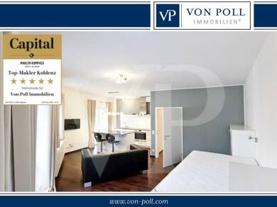 Studio zur Miete 480 € 1 Zimmer 35 m² 2. Geschoss frei ab sofort Altstadt 1 Koblenz 56068
