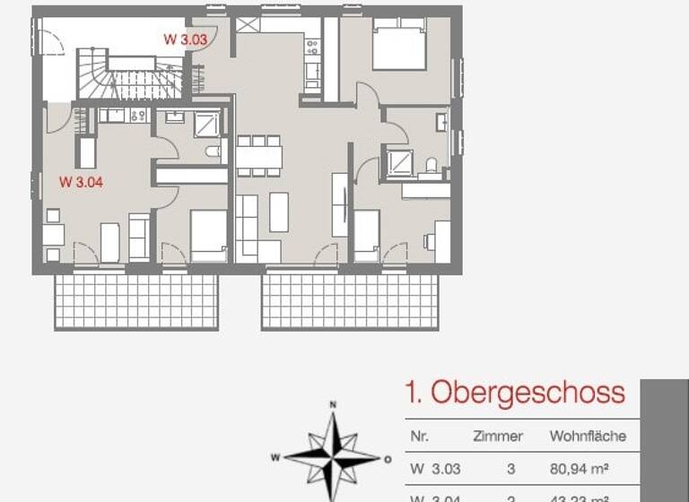 Wohnung zum Kauf provisionsfrei 283.157 € 2 Zimmer 43,2 m²<br/>Wohnfläche 1.<br/>Geschoss Nordbahnhof Ingolstadt 85057