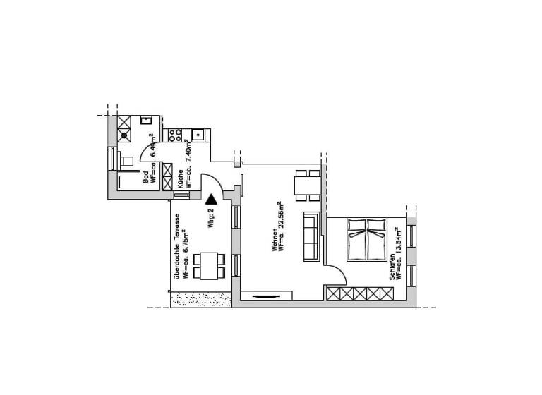 Wohnung zum Kauf 165.000 € 2 Zimmer 56 m² Rheine 48429