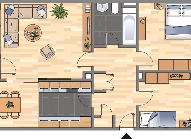 Wohnung zur Miete 679 € 3 Zimmer 71,2 m² EG Moselweg 4 Wirges 56422