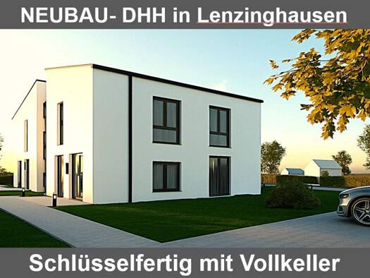 Doppelhaushälfte zum Kauf - Erstbezug provisionsfrei 493.288 € 4 Zimmer 106 m² 334 m² Grundstück Braunkehlchenweg Lenzighausen Diebrock Herford 32051