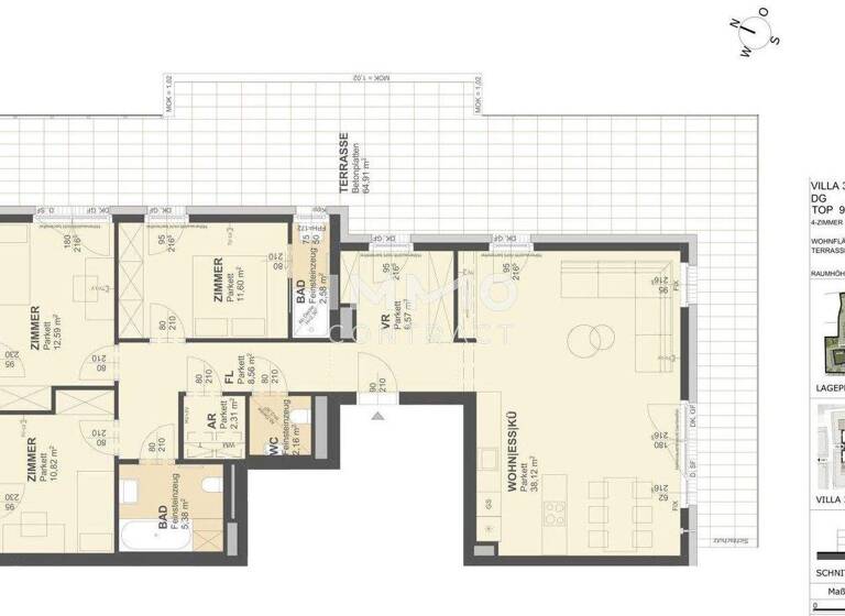 Penthouse zum Kauf - Erstbezug 880.000 € 4 Zimmer 103,7 m² Krems an der Donau 3500
