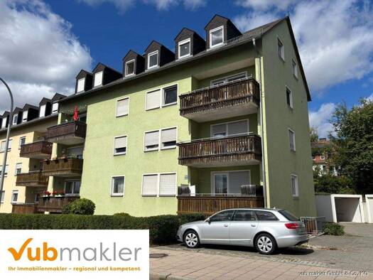 Wohnung zum Kauf 99.000 € 2 Zimmer 60,8 m² 2. Geschoss Innenstadt Hof 95032