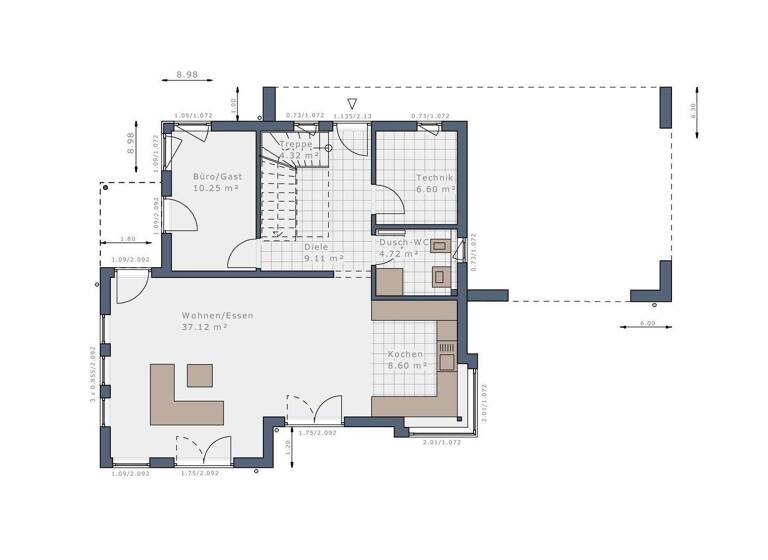 Einfamilienhaus zum Kauf provisionsfrei 560.000 € 5 Zimmer 132 m² 650 m² Grundstück Engelstadt 55270