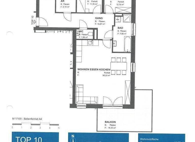 Wohnung zum Kauf 399.000 € 3 Zimmer 92,3 m² 1. Geschoss Laakirchen 4663