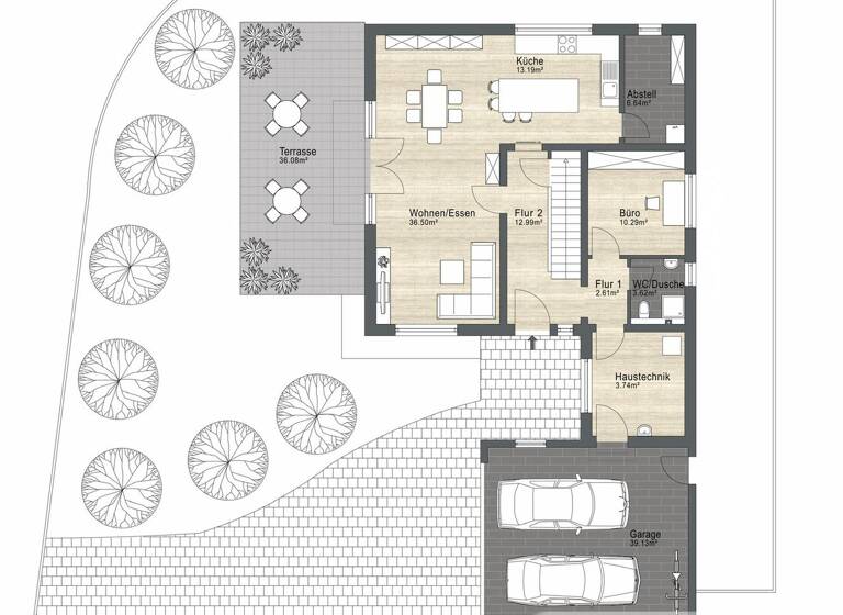 Einfamilienhaus zum Kauf provisionsfrei 599.000 € 6,5 Zimmer 168,7 m² 509 m² Grundstück Guxhagen 34302