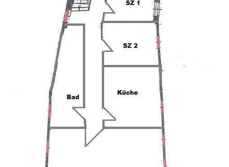 Wohnung zur Miete 600 € 4 Zimmer 116 m² 2. Geschoss frei ab sofort Marstallstr. 5 Greiz 07973