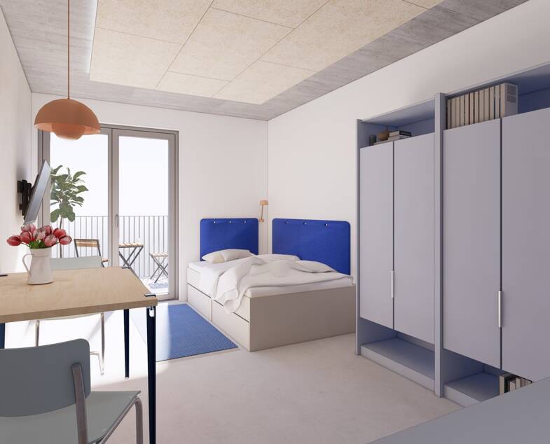 Wohnung zur Miete 770 € 1 Zimmer 24,4 m² frei ab 01.06.2025 Adalbertstraße  / Martin-Luther-Straße 128/2 Kaiserplatz Aachen 52062