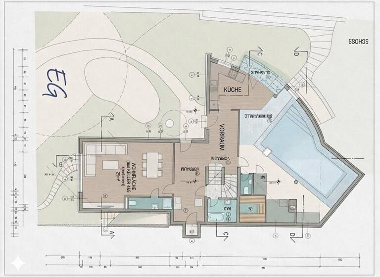 Einfamilienhaus zur Miete 2.990 € 7 Zimmer 200 m² 1.348 m² Grundstück Kollersteig Klosterneuburg 3400