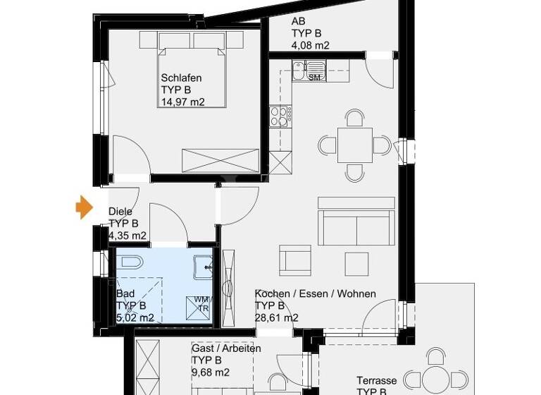 Wohnung zum Kauf provisionsfrei 361.280 € 3 Zimmer 72,2 m²<br/>Wohnfläche Ipsheim Ipsheim 91472