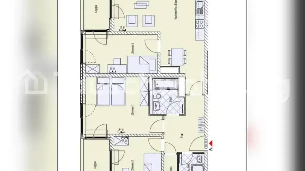 Wohnung zur Miete Tauschwohnung 1.448 € 4 Zimmer 96,5 m² Sasel Hamburg 22179
