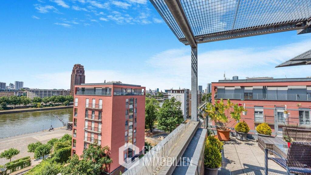 Penthouse zum Kauf 1.719.000 € 4 Zimmer 150 m² 7. Geschoss Ostend Frankfurt am Main 60314