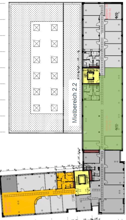 Büro-/Praxisfläche zur Miete provisionsfrei 12,50 € 327,4 m²<br/>Bürofläche ab 327,4 m²<br/>Teilbarkeit Ossendorf Köln 50829