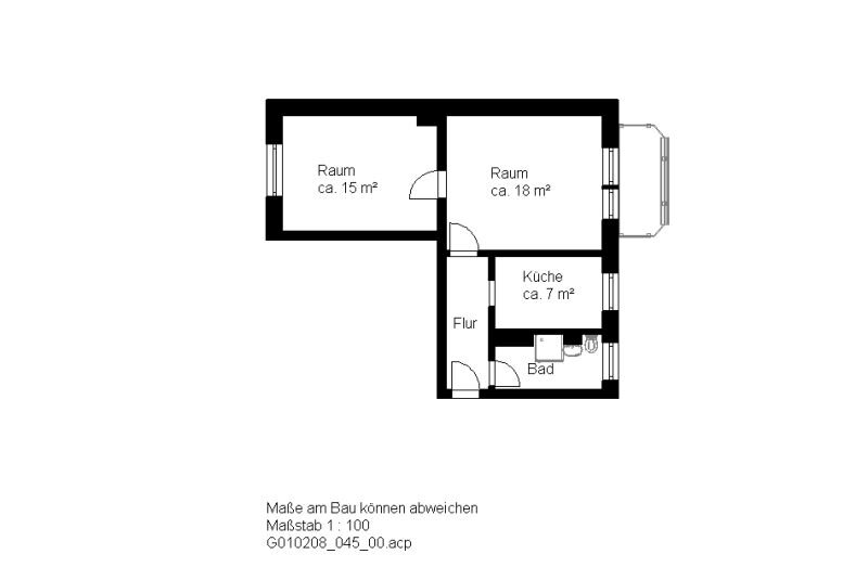 Wohnung zur Miete 346 € 2 Zimmer 49,4 m²<br/>Wohnfläche 3.<br/>Geschoss Minsker Str. 8 Südstadt Halle (Saale) 06130