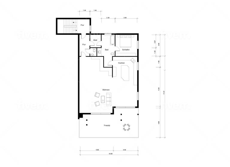 Penthouse zum Kauf 249.000 € 2 Zimmer 146,5 m² Uelzen 29525