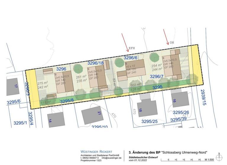 Doppelhaushälfte zum Kauf - Erstbezug 990.000 € 4 Zimmer 121 m² 235 m² Grundstück Ulmenweg 23 Schloßberg Stephanskirchen 83071