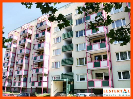 Wohnung zur Miete 432 € 2 Zimmer 61 m² 2. Geschoss Eiselstraße 111 Debschwitz Gera 07548