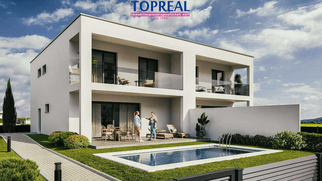 Doppelhaushälfte zur Miete - Erstbezug 2.182 € 5 Zimmer 139,2 m² 412,5 m² Grundstück Pucking 4055