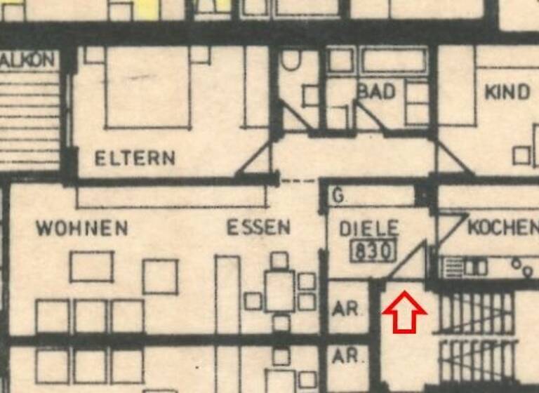 Wohnung zur Miete 700 € 3,5 Zimmer 78 m²<br/>Wohnfläche EG<br/>Geschoss In Aspen 43 Tuttlingen Tuttlingen 78532