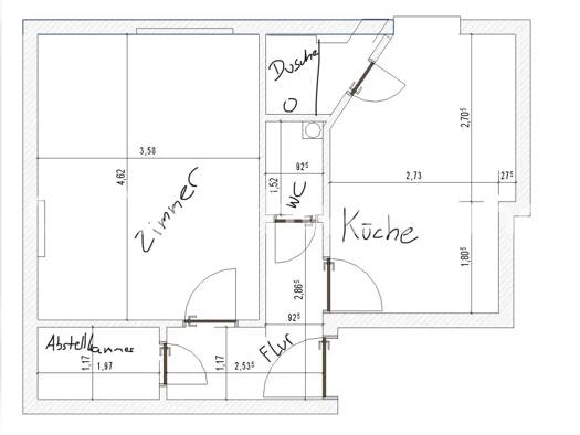 Wohnung zur Miete Tauschwohnung 395 € 1,5 Zimmer 40 m² 3. Geschoss Moabit Mitte 13353