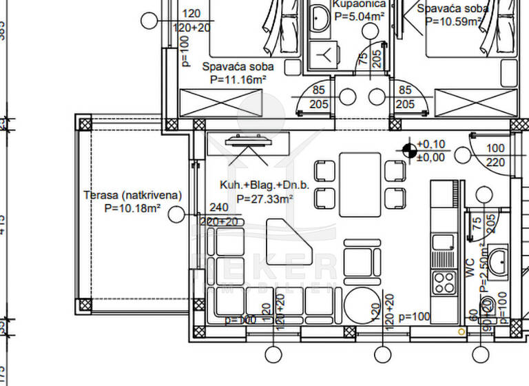 Wohnung zum Kauf - Erstbezug 290.000 € 3 Zimmer 66 m² EG Rogoznica 22202