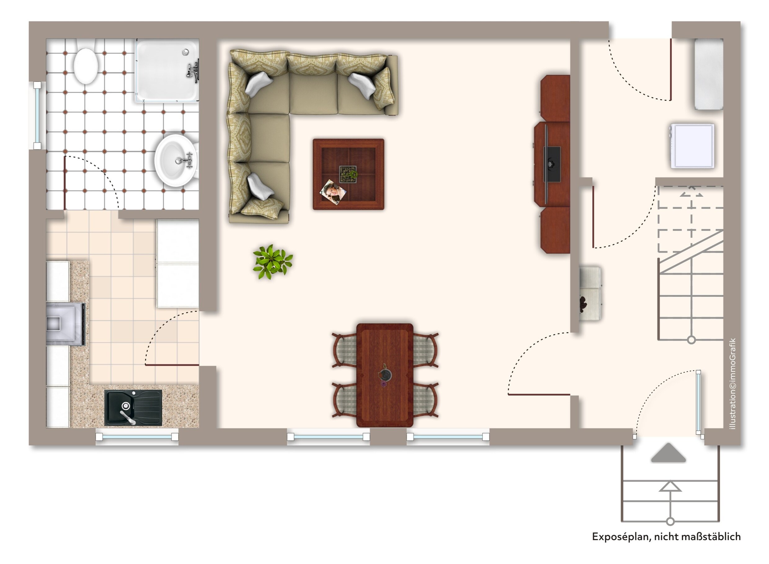 Doppelhaushälfte zum Kauf 159.000 € 4 Zimmer 79 m²<br/>Wohnfläche 70 m²<br/>Grundstück Schloßberg Bopfingen 73441