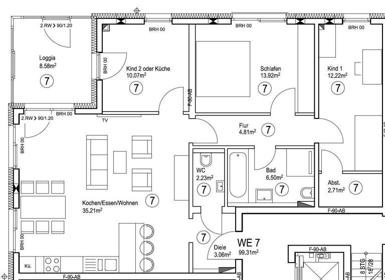 Wohnung zum Kauf 549.000 € 4 Zimmer 100 m² Lohausen Düsseldorf 40474