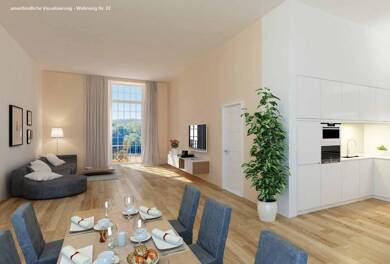 Wohnung zur Miete 650 € 2 Zimmer 82,2 m² 2. Geschoss frei ab 01.07.2025 Marktplatz 1 Flöha Flöha 09557