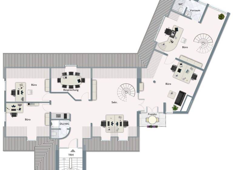 Bürofläche zur Miete 12,83 € 8 Zimmer 175 m² Bürofläche Neuenheim Heidelberg 69120