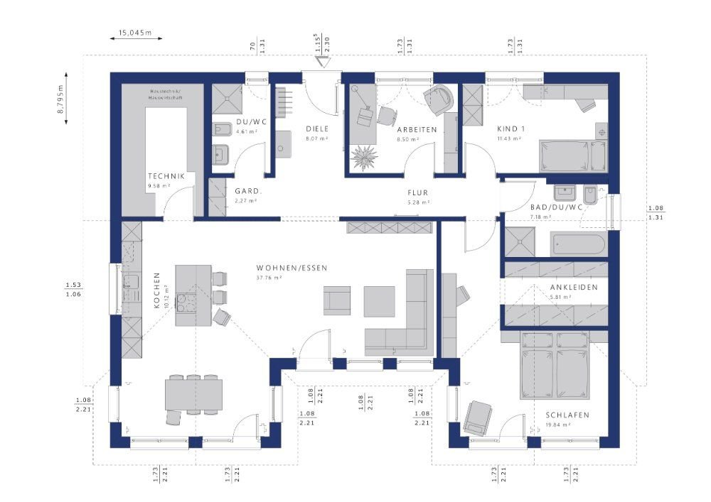 Haus zum Kauf 774.729 € 4 Zimmer 130,3 m²<br/>Wohnfläche 776 m²<br/>Grundstück Dranske Dranske 18556