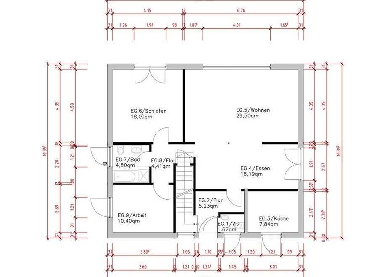 Einfamilienhaus zum Kauf 349.000 € 6 Zimmer 169 m² 512 m² Grundstück Klein Rönnau 23795