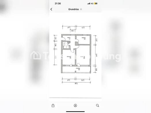 Wohnung zur Miete Tauschwohnung 1.150 € 2 Zimmer 62 m² 4. Geschoss Junkersdorf Köln 50858