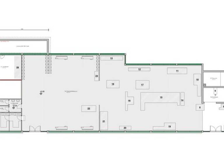 Produktionshalle zur Miete 7 € 1.079,8 m² Lagerfläche Waidring 6384