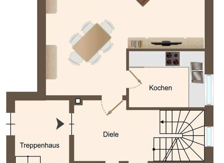 Maisonette zum Kauf 310.000 € 3,5 Zimmer 96 m² 1. Geschoss Bittermark Dortmund 44229