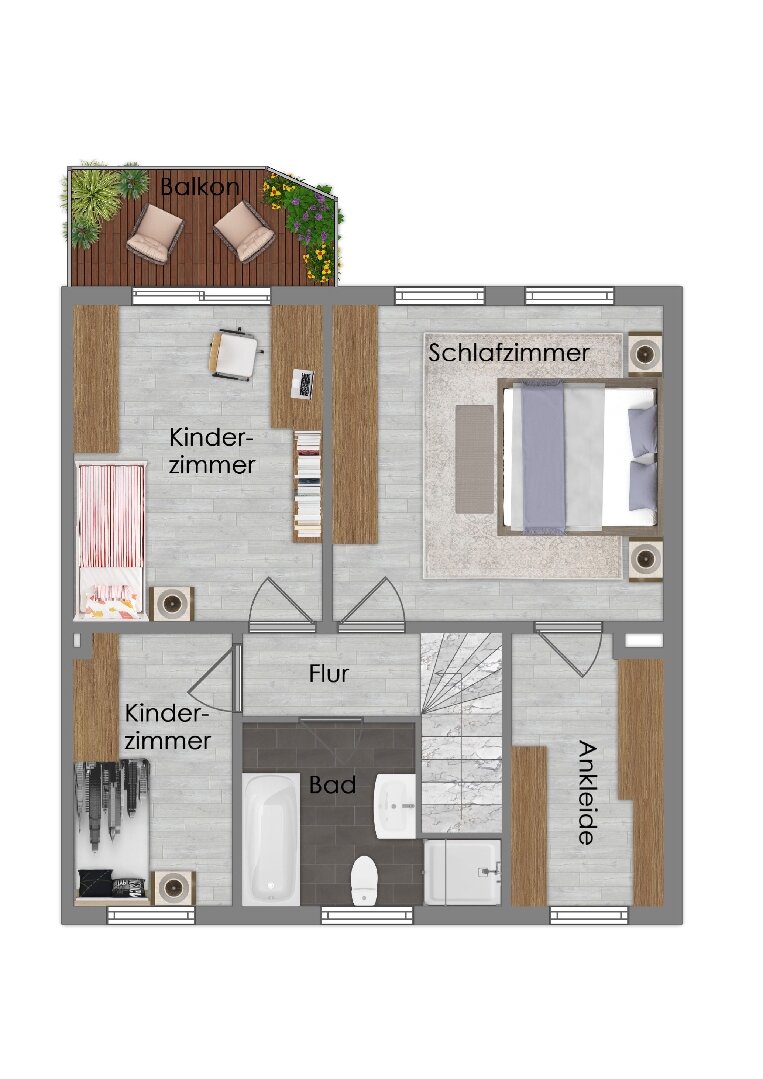 Reihenmittelhaus zum Kauf 290.000 € 4 Zimmer 118 m²<br/>Wohnfläche 271 m²<br/>Grundstück Langenhagen / Alt-Langenhagen Langenhagen 30853