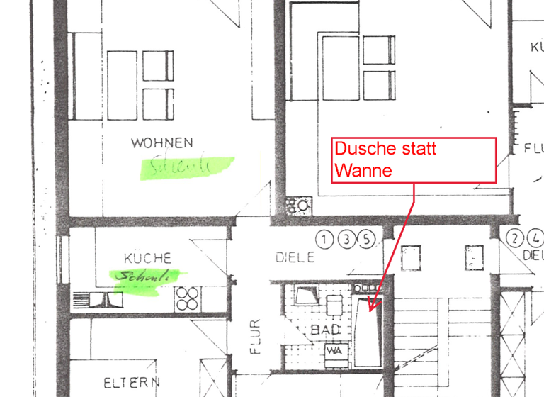 Wohnung zum Kauf provisionsfrei 234.000 € 3 Zimmer 67 m² 1. Geschoss Am Schloßgarten 5 Lengfeld Würzburg 97076