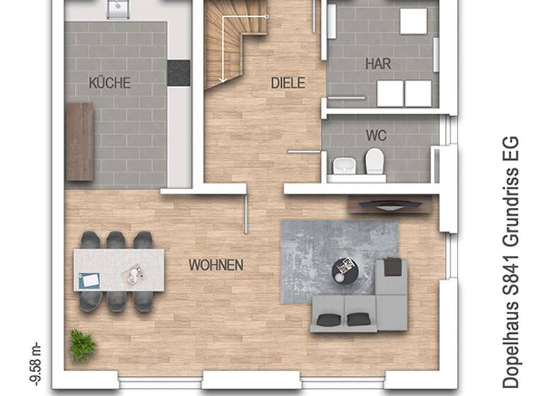 Doppelhaushälfte zum Kauf 479.000 € 4 Zimmer 141 m² 500 m² Grundstück Tangstedt 22889