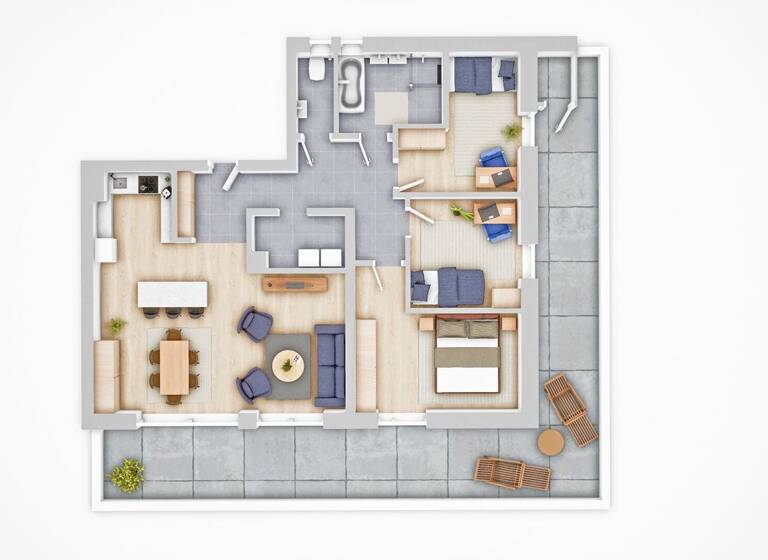 Penthouse zum Kauf - Erstbezug provisionsfrei 583.200 € 4 Zimmer 104,8 m² frei ab sofort Hofkirchen im Traunkreis 4492