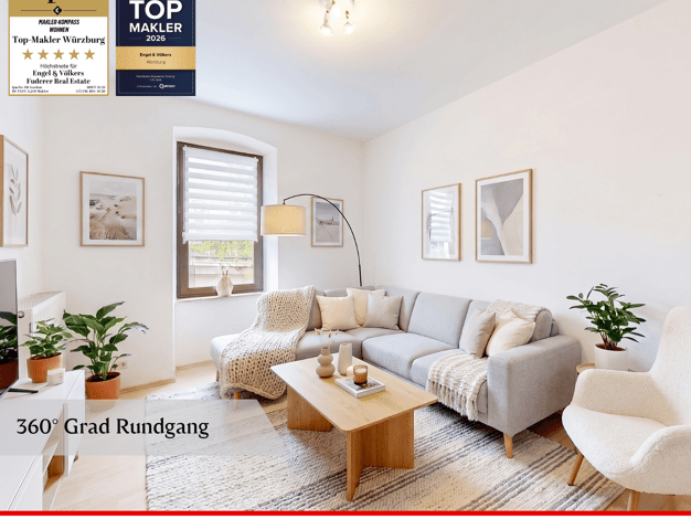 Wohnung zum Kauf 198.000 € 2 Zimmer 44,1 m² 1. Geschoss Frauenland Würzburg 97074