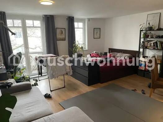 Wohnung zur Miete Tauschwohnung 610 € 1,5 Zimmer 47 m² 1. Geschoss Albertstadt Dresden 01099