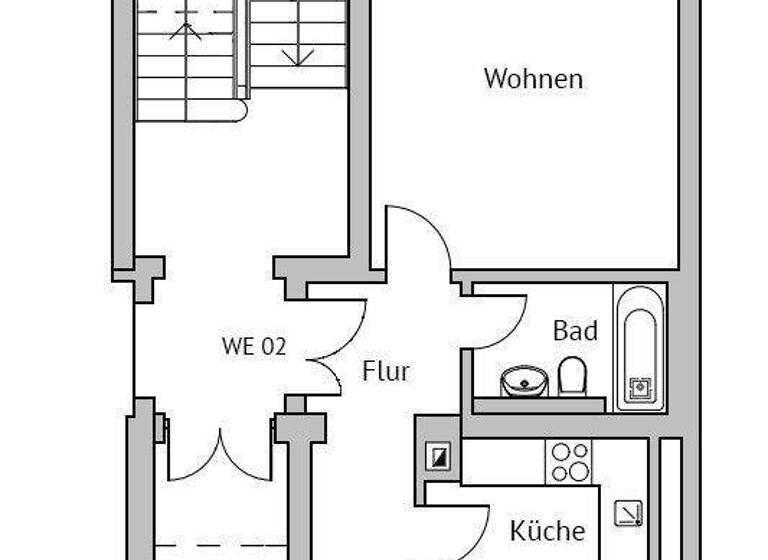 Wohnung zur Miete 555 € 2 Zimmer 53,9 m² EG frei ab 01.05.2026 Coppistraße 87 Gohlis-Mitte Leipzig 04157