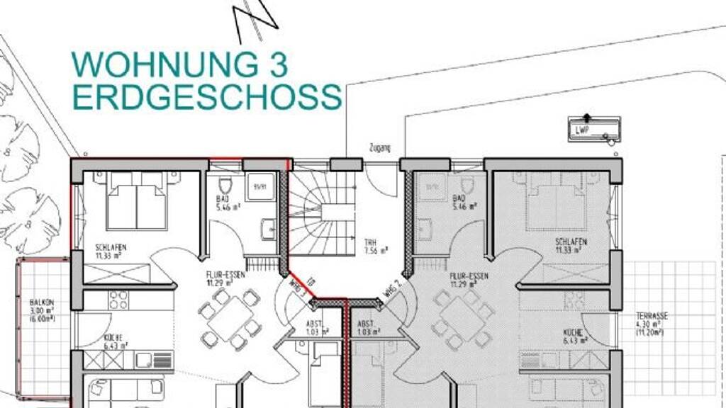 Wohnung zum Kauf - Erstbezug 272.000 € 3 Zimmer 60,5 m² 2. Geschoss Hauenstraße Fornsbach Murrhardt / Fornsbach 71540