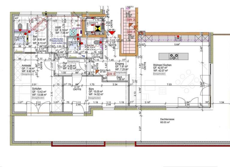 Penthouse zur Miete 2.195 € 3 Zimmer 140 m² 2. Geschoss Harsefeld 21698