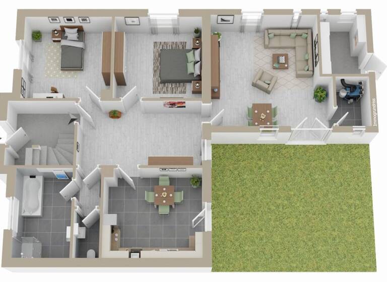 Mehrfamilienhaus zum Kauf 399.000 € 9 Zimmer 256 m² 630 m² Grundstück Dissen Dissen am Teutoburger Wald 49201