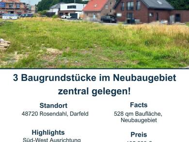 Grundstück zum Kauf provisionsfrei 105.600 € 528 m² Grundstück Trappistenweg 14 Osterwick Rosendahl 48720